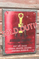 dp-220301-28 WOODBURN DRAGSTRIP / RPM CHASSIS 2007 Plaque
