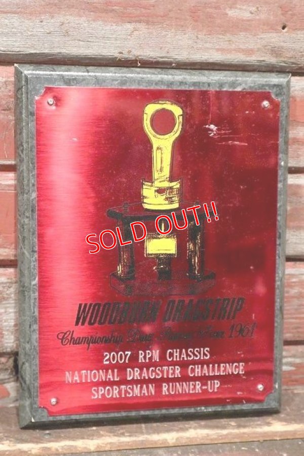 画像1: dp-220301-28 WOODBURN DRAGSTRIP / RPM CHASSIS 2007 Plaque