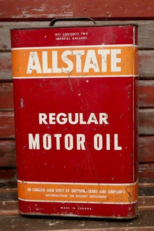 画像3: dp-220301-48 ALLSTATE MOTOR OIL / "CANADA"  2 1/2 U.S. Gallons Can