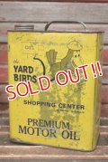 dp-220301-42 the YARD BIRD'S MOTOR OIL / Vintage 2 U.S. Gallons Can