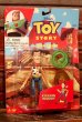 画像1: ct-220301-17 TOY STORY / Thinkway Toys 1990's Action Figure "Quick-Draw Woody" (1)