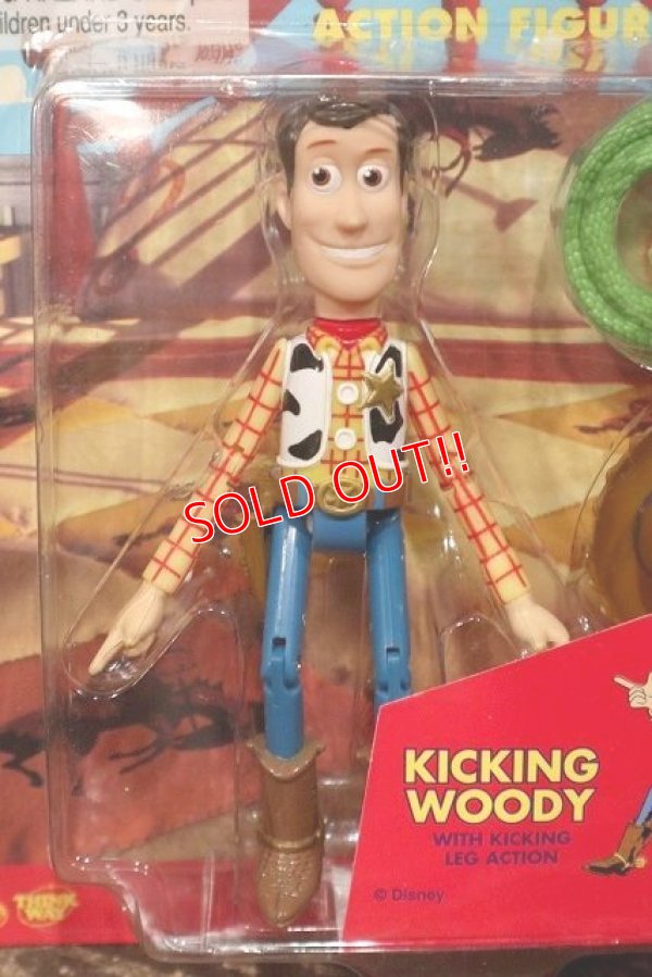 画像2: ct-220301-17 TOY STORY / Thinkway Toys 1990's Action Figure "Quick-Draw Woody"