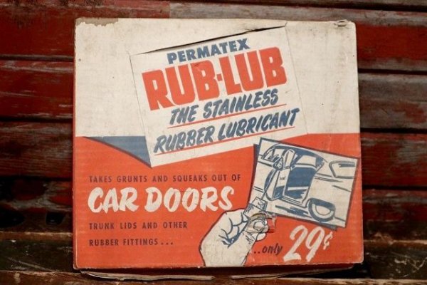 画像1: dp-220301-52 PERMATEX / 1950's-1960's RUB-LUB Rubber Lubricant (Box)
