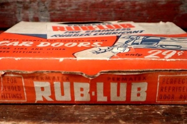 画像10: dp-220301-52 PERMATEX / 1950's-1960's RUB-LUB Rubber Lubricant (Box)