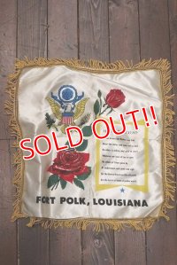 dp-220301-06 U.S.ARMY "FORT POLK" 1950's-1960's Cushion Cover