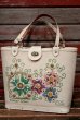 画像1: dp-220301-03 COLLINS OF TEXAS / 1970's "Flower Wheel" Bag (1)