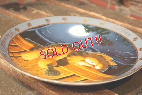 画像5: ct-220301-36 Garfield / 1990 Collectors Plate "What a Night"