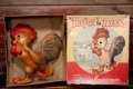 ct-220401-27 REMPEL / 1950's "Roofus" the Rooster Squeaky Doll