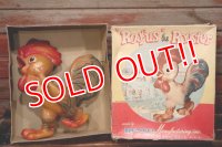 ct-220401-27 REMPEL / 1950's "Roofus" the Rooster Squeaky Doll