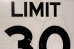 画像3: dp-220401-03 Road Sign "SPEED LIMIT 30" (3)