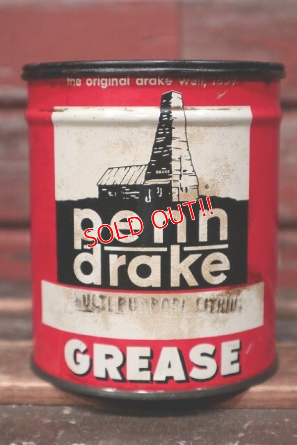 画像1: dp-220301-111 penn drake / Vintage LUBRICANT Can