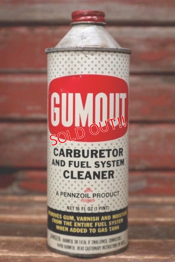 画像1: dp-220301-91 GUMOUT(PENNZOIL) / Carburetor Cleaner Can