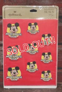 nt-220401-01 Mickey Mouse Club / Hallmark 1970's〜Seals