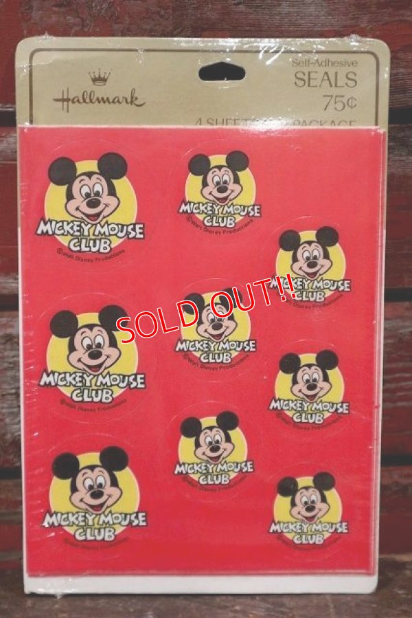 画像1: nt-220401-01 Mickey Mouse Club / Hallmark 1970's〜Seals
