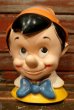画像1: ct-220401-83 Pinocchio / Play Pal Plastic 1970's Face Bank (1)