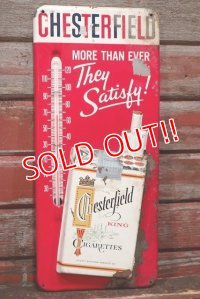 dp-220401-57 CHESTERFIELD / 1950's Thermometer Sign