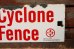 画像3: dp-220401-26 USS Cyclone Fence / Vintage Sign (3)