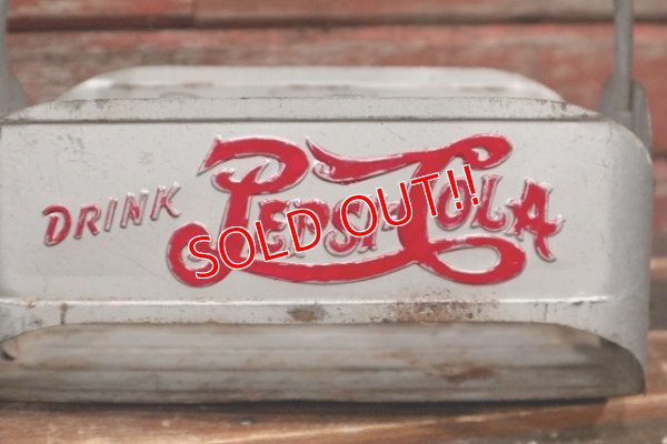 画像3: dp-220401-265 PEPSI / 1940's Metal Bottle Carrier