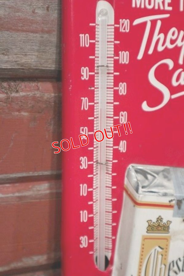 画像4: dp-220401-57 CHESTERFIELD / 1950's Thermometer Sign