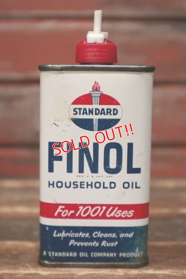 画像1: dp-220401-168 STANDARD / FINOL HOUSEHOULD OIL Handy Can