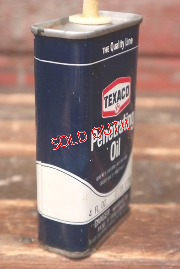 画像3: dp-220401-166 TEXACO / 1960's-1970's Penetrating Oil Can