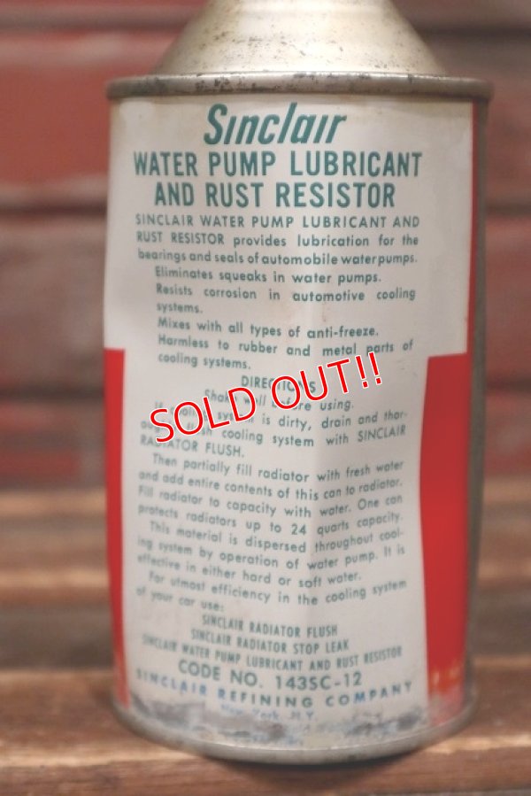 画像3: dp-220401-121 Sinclair / 1960's〜Water Pump Lubricant and Rust Resistor Can