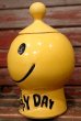 画像2: dp-220401-39 McCOY POTTERY / 1970's Smiley Face Cookie Jar (2)