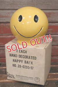 dp-220401-39 McCOY POTTERY / 1970's Smiley Face Coin Bank