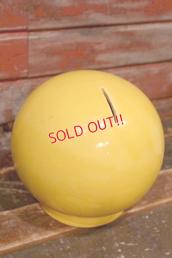 画像4: dp-220401-39 McCOY POTTERY / 1970's Smiley Face Coin Bank