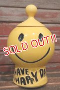 dp-220401-39 McCOY POTTERY / 1970's Smiley Face Cookie Jar