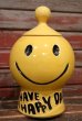 画像1: dp-220401-39 McCOY POTTERY / 1970's Smiley Face Cookie Jar (1)