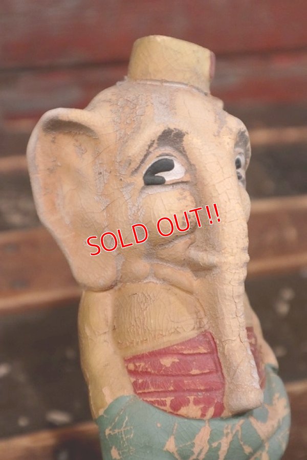 画像3: ct-220401-43 Unknown / Made in Czechoslovakia Elephant Doll
