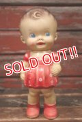 ct-220401-33 SUN RUBBER × Ruth E Newton / 1950's Chunky Girl Rubber Doll