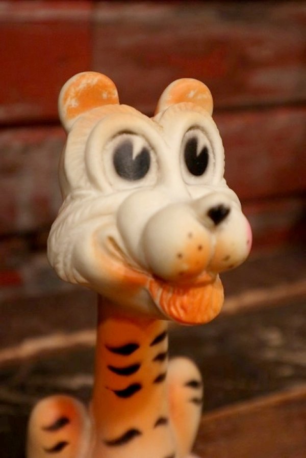 画像2: ct-220401-45 FORMULETTE / 1960's Tiger Squeaky Doll