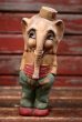 画像1: ct-220401-43 Unknown / Made in Czechoslovakia Elephant Doll (1)