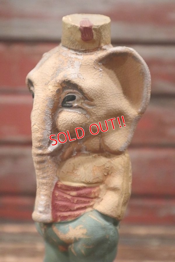画像2: ct-220401-43 Unknown / Made in Czechoslovakia Elephant Doll