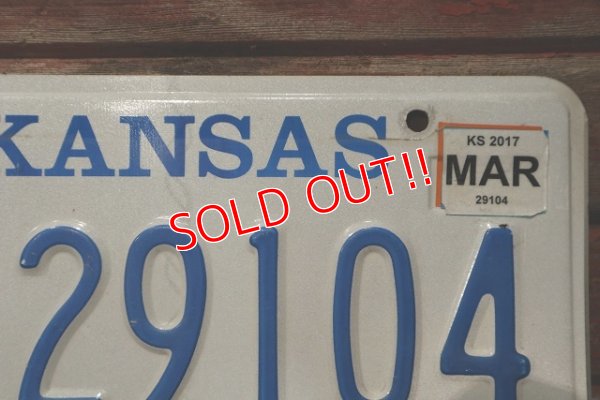画像3: ct-220401-32 University of Kansas / KANSAS JAYHAWKS License Plate