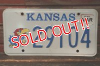 ct-220401-32 University of Kansas / KANSAS JAYHAWKS License Plate