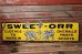 画像1: dp-220401-17 SWEET-ORR / 1930's Porcelain Sign (1)