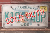 nt-220421-01 License Plate "FLORIDA"