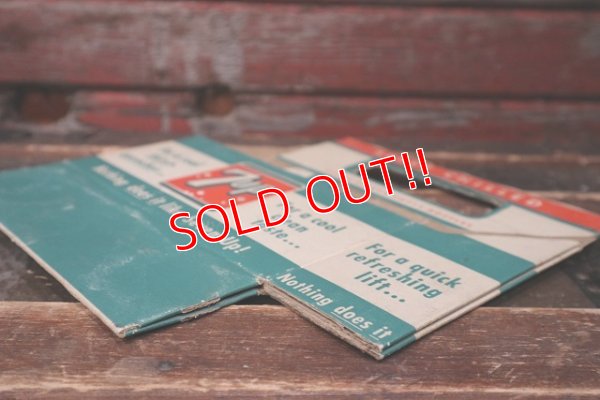 画像6: dp-220401-273 7up / 1950's Paper Bottle Carrier