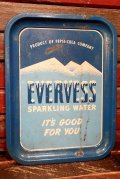 dp-220401-289 EVERVESS SPARKLING WATER / 1950's Serving Tin Tray