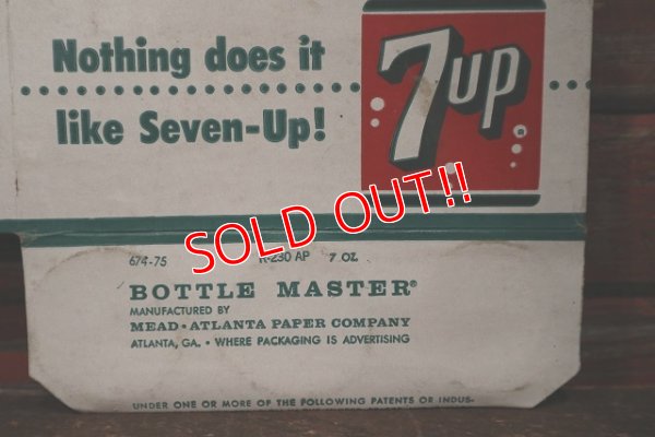 画像5: dp-220401-274 7up / 1950's Paper Bottle Carrier