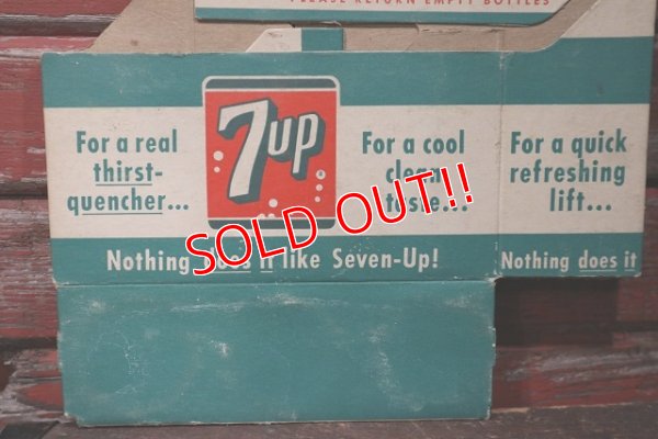 画像4: dp-220401-273 7up / 1950's Paper Bottle Carrier