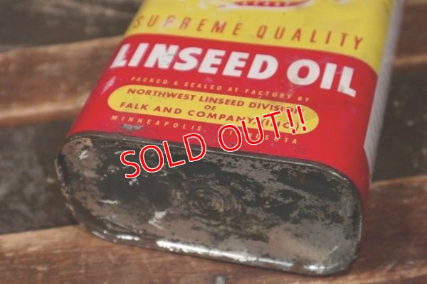 画像7: dp-220401-96 norlin / Vintage LINSEED OIL Can