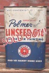 dp-220401-240 ARCHER BRAND / Vintage LINSEED OIL Can