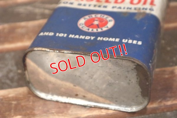 画像8: dp-220401-240 ARCHER BRAND / Vintage LINSEED OIL Can