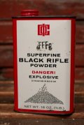dp-220301-102 SUPERFINE BLACK RIFLE POWDER / Vintage Can