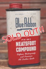 dp-220401-214 Blue Ribbon / 1950's-1960's NEATSFOOT COMPOUND Can