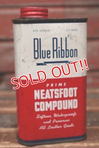 dp-220401-214 Blue Ribbon / 1950's-1960's NEATSFOOT COMPOUND Can